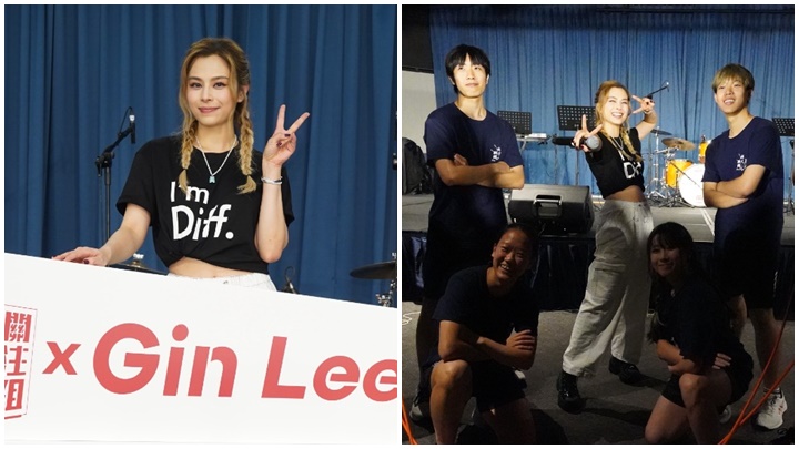 Gin Lee走訪不同大學校園,與學生合辦廣東歌表演,傳承廣東歌文化。