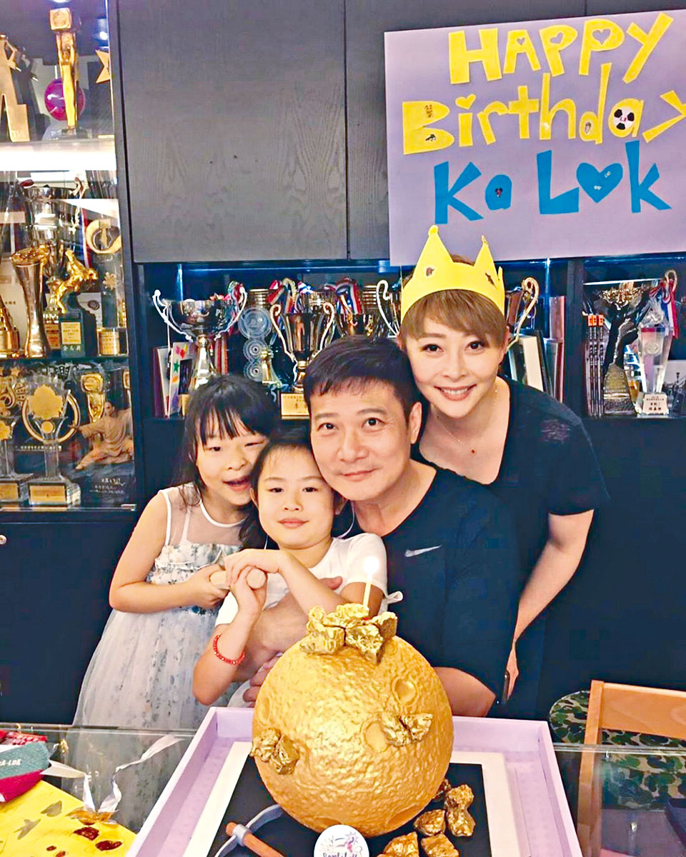 ■钱嘉乐在被误传染疫后首度「露面」。