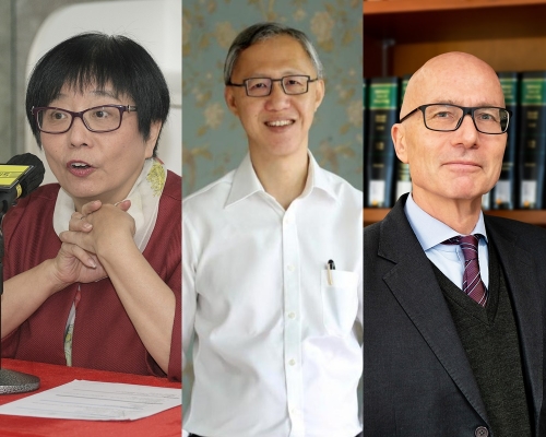 左起：陳淑薇、陳清漢、鄔楓。 資料圖片及網圖