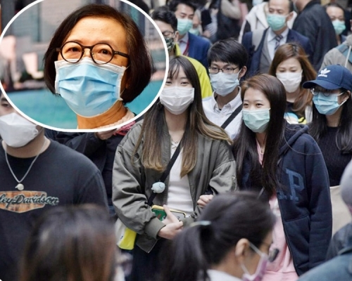 陳肇始(小圖)認為當局在應變上只是「慢了告知他人已進行的工作」。資料圖片