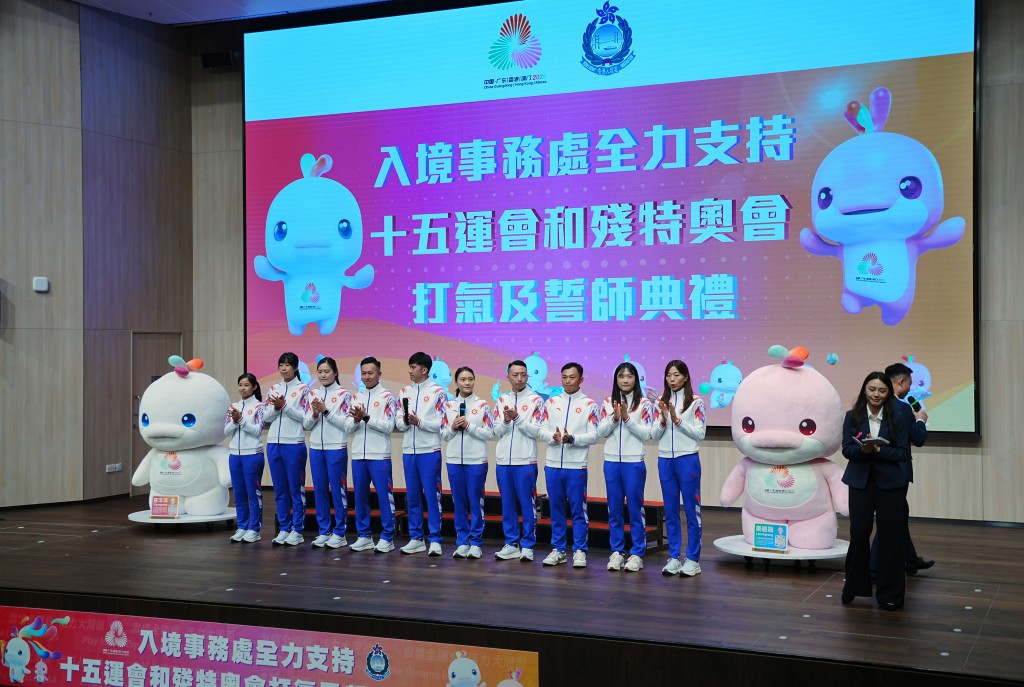 全程容貌識別只需7秒過關,料惠及5000名運動員及相關人員。 全程容貌識別只需7秒過關,料惠及5000名運動員及相關人員。