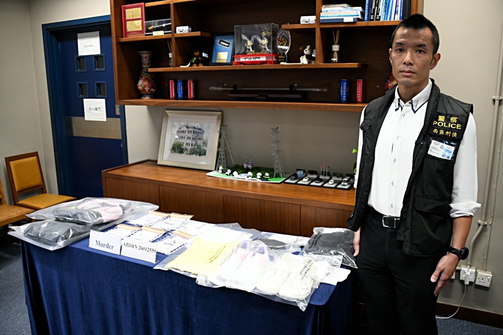 西區警區指揮官署理高級警司許康傑。楊偉亨攝 西區警區指揮官署理高級警司許康傑。楊偉亨攝