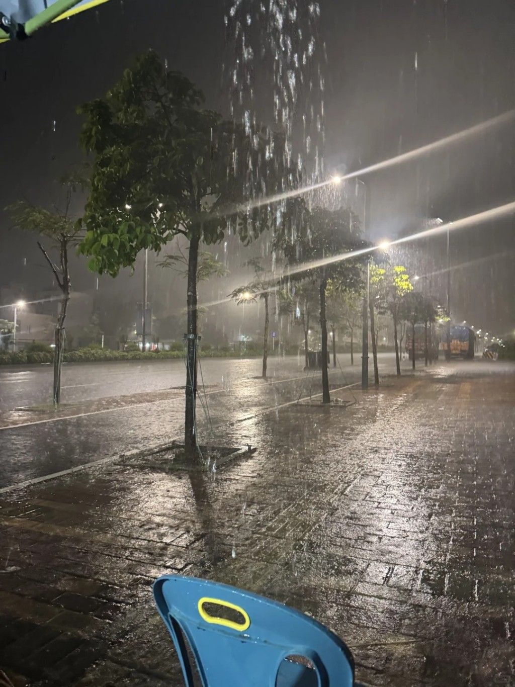 廣東陽江日前的大暴雨情況。小紅書@徐嘉逸 廣東陽江日前的大暴雨情況。小紅書@徐嘉逸