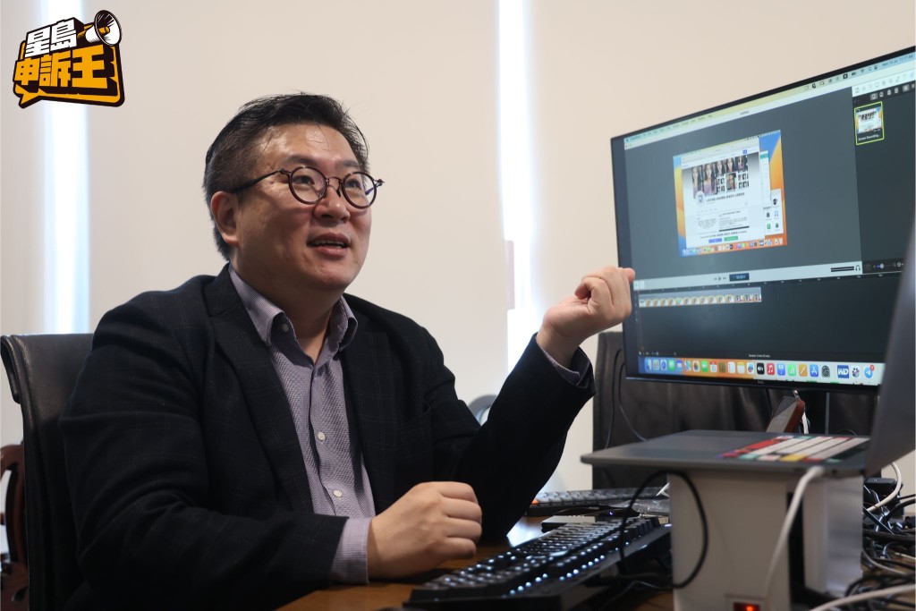 香港創科發展協會主席陳迪源應邀參與測試，了解IT公司的技術到哪個水平。
