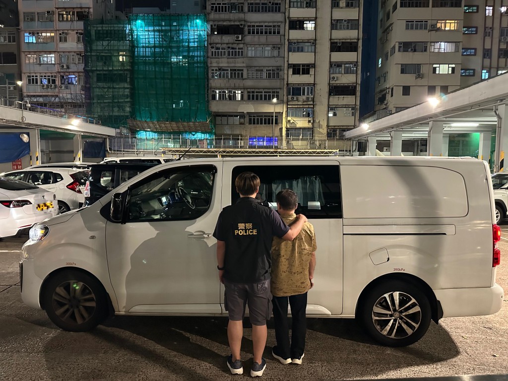 警方拘捕19人。警方提供