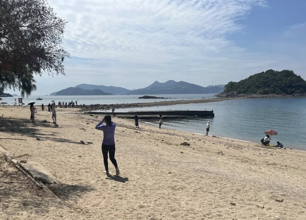 西貢橋咀洲是旅遊熱點。漁護署fb