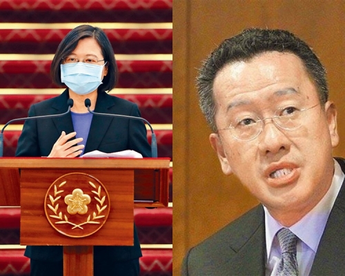 蔡英文週三進入第二任期,顧立雄將接任國安會秘書長。網圖