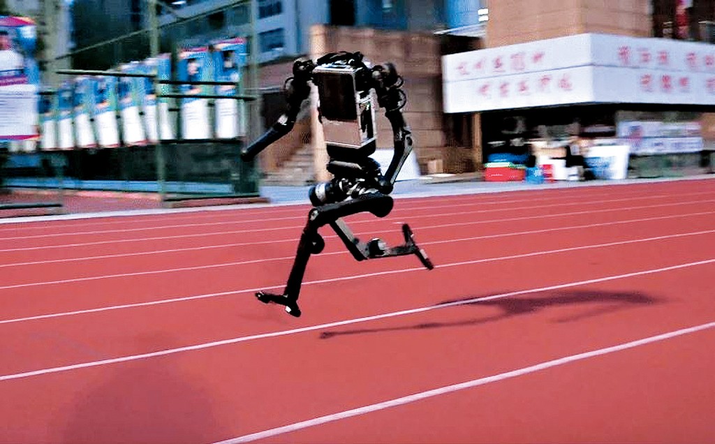 宇樹科技H1機械人跑出每秒10米高速，破世界紀錄。