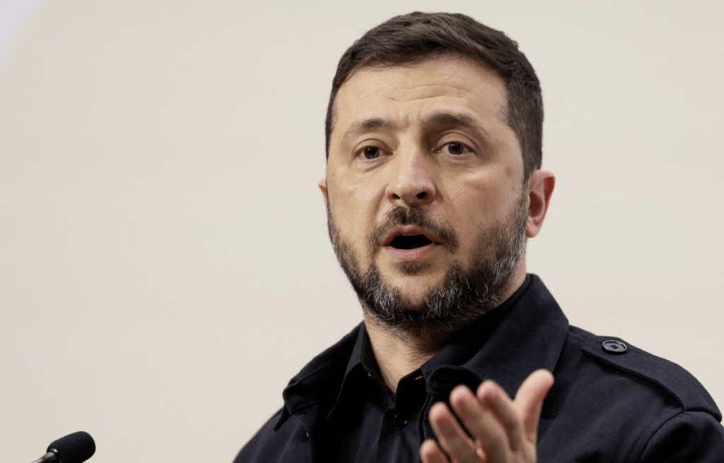 烏克蘭總統澤連斯基表示同意暫時停火。路透社