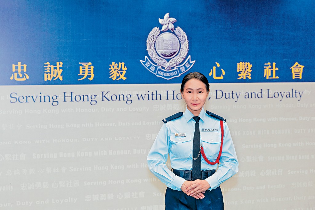 曾擔任多項公職並擁有大律師專業背景的Sylvia，去年投身輔警工作，認為能夠身處最前線協助市民，別具意義。