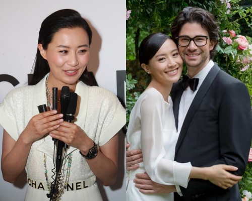 新婚法拉春風滿險,講起老公笑不攏嘴。
