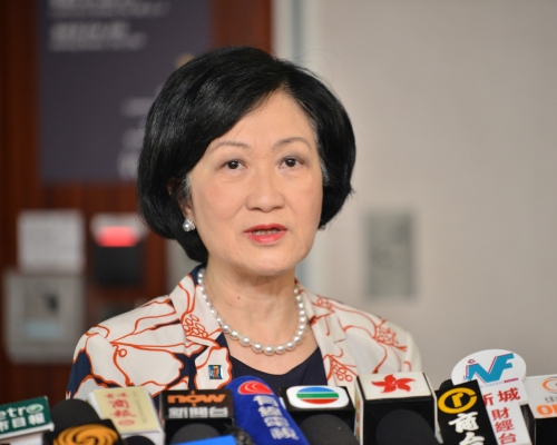 葉劉淑儀表示,北京的反制措施將可能影響到盟友的取態。資料圖片