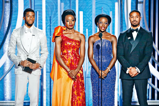 Chadwick和Michael早已不和，前日在金球红地毡二人因积怨动手。