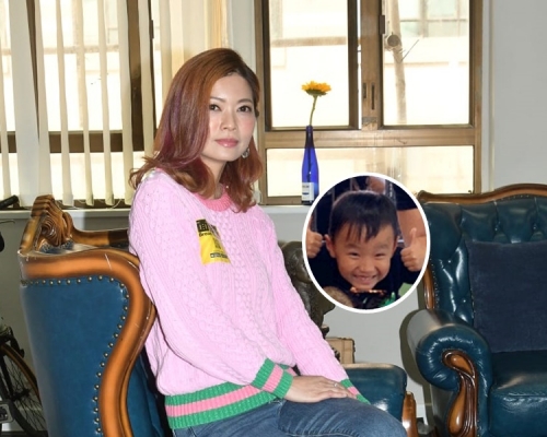 蔣嘉瑩話囝囝停課已玩到不想玩，所以讓兒子學琴。