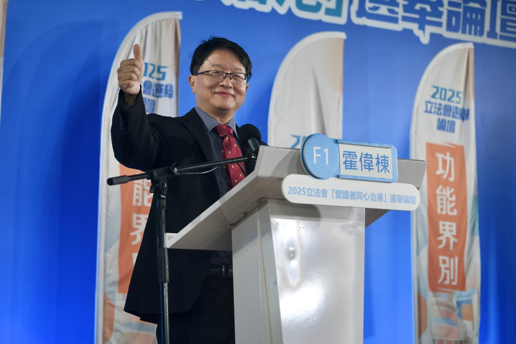 霍偉棟表示自己是無黨、無派候選人,主力提倡加快北都發展。 霍偉棟表示自己是無黨、無派候選人,主力提倡加快北都發展。