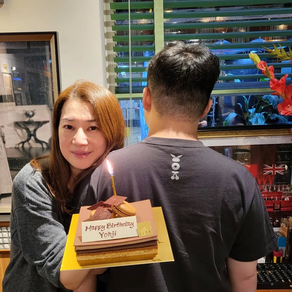 陳伶俐曾分享為前夫林敏驄所生的兒子合照。
