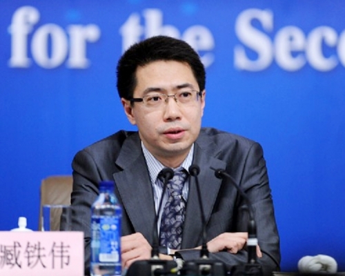 十三屆全國人大常委會法制工作委員會發言人臧鐵偉。網圖