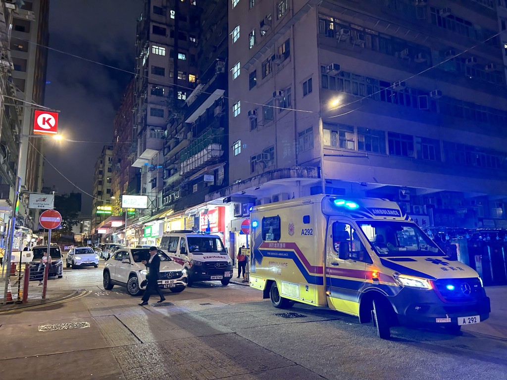 警方接報到場調查。曾志恒攝