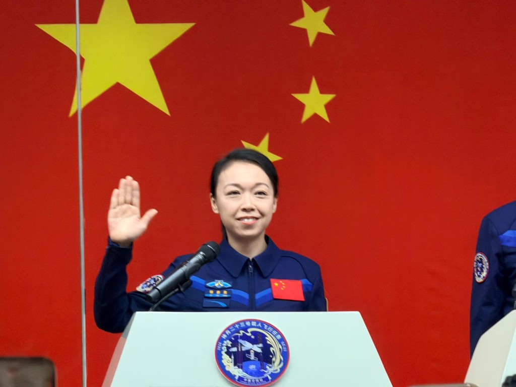 來自香港特別行政區的載荷專家黎家盈。郭詠欣攝 來自香港特別行政區的載荷專家黎家盈。郭詠欣攝