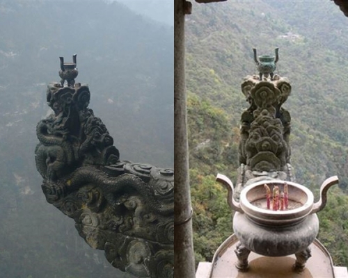 「龍頭香」成最危險香爐。網上圖片