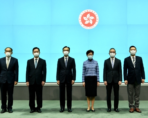 特區政府問責班子大換班,五個政策局局長換人。(資料圖片)