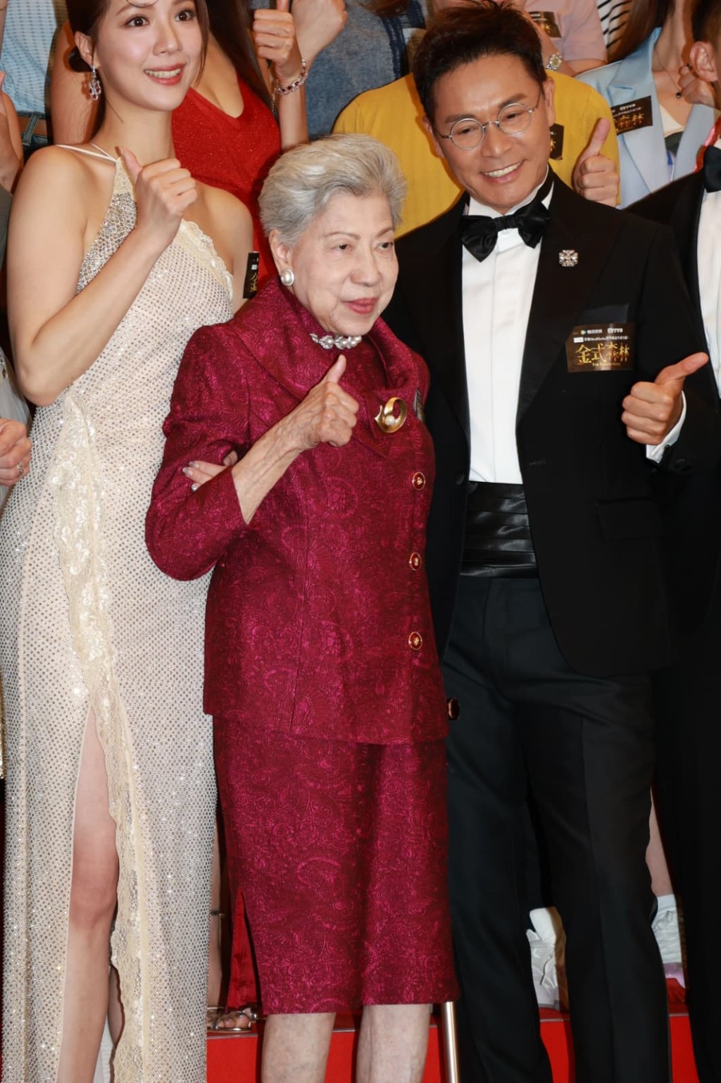 年屆90歲的羅蘭亦有出席活動，精神奕奕。