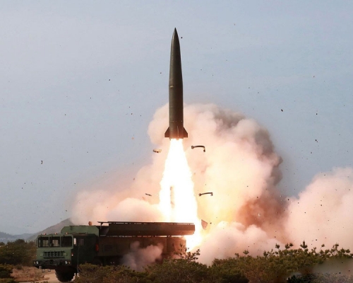 日本政府偵測到北韓今早再發射彈道導彈。資料圖片