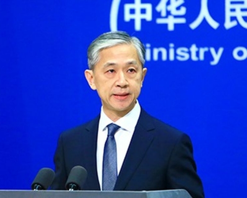 外交部發言人汪文斌。 網圖