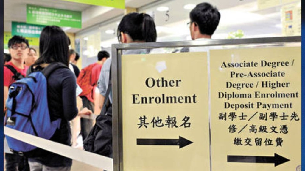 內地生到港讀副學士的人數大增，被視為升讀大學的跳板。資料圖片