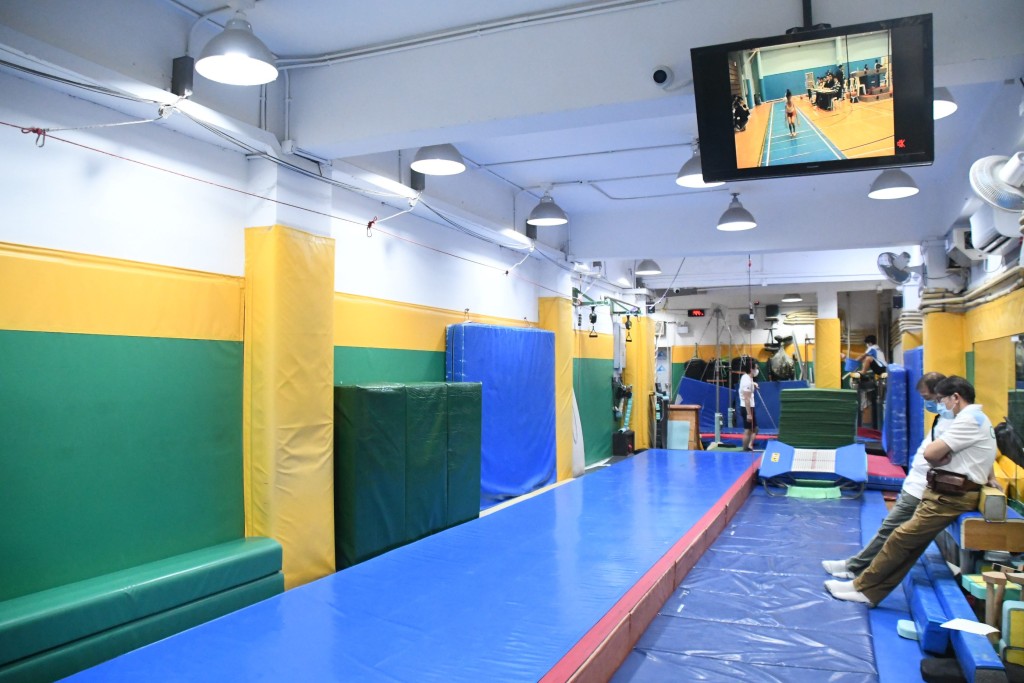龍騰體操訓練中心成立逾20年。 本報記者攝
