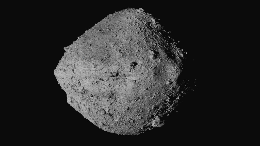 小行星貝努被探測器拍下外貌。美聯社