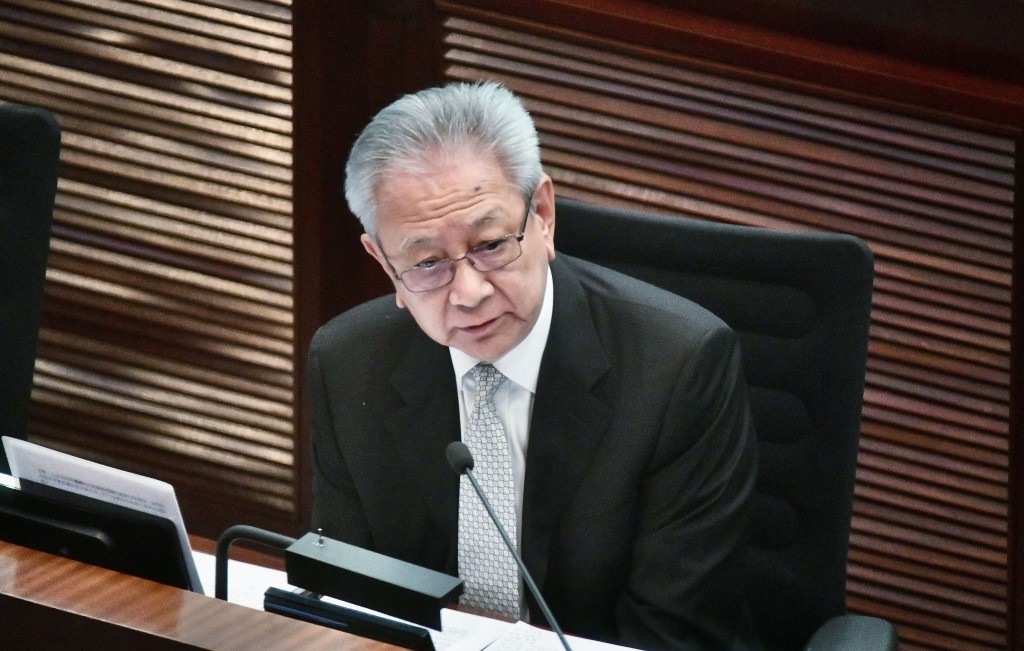 72歲的自由黨航運交通界易志明。資料圖片 72歲的自由黨航運交通界易志明。資料圖片