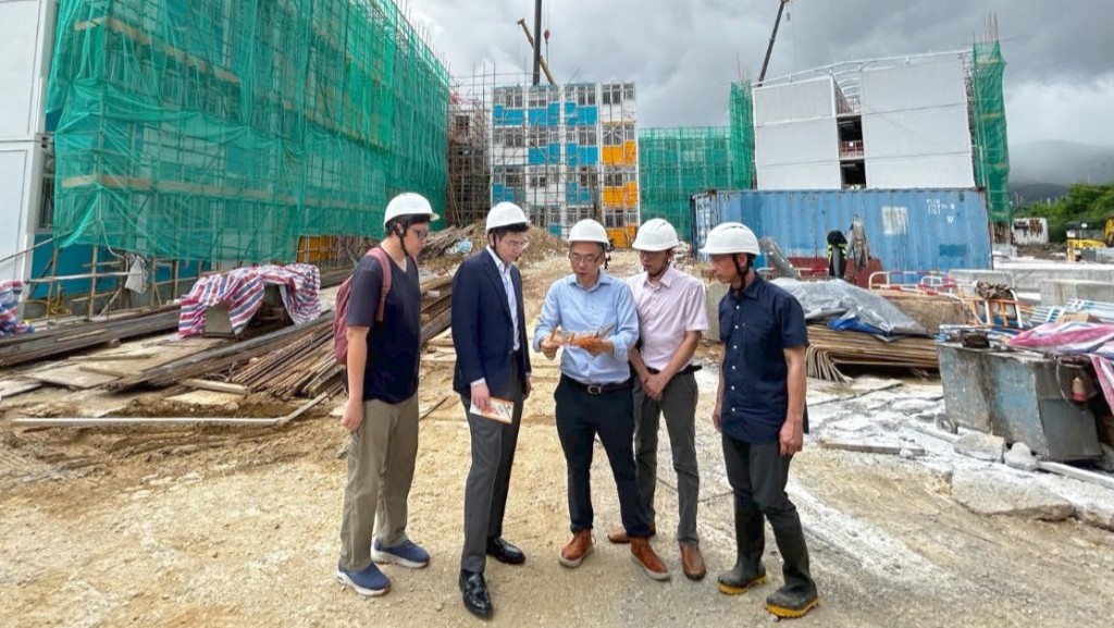 恒莆新苑現正興建當中，預計今年第四季入伙。新社聯錦田恒莆新苑過渡性房屋項目fb