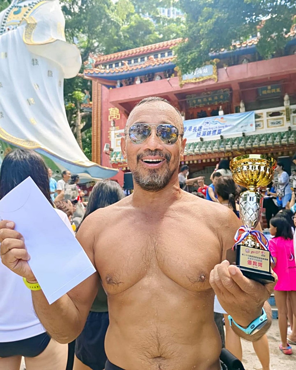 死者馬志寶身形健壯,綽號「大隻佬」。網圖 死者馬志寶身形健壯,綽號「大隻佬」。網圖