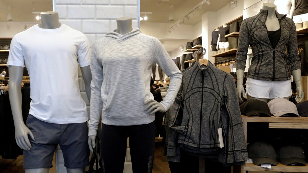 Lululemon專賣運動服裝。 路透社