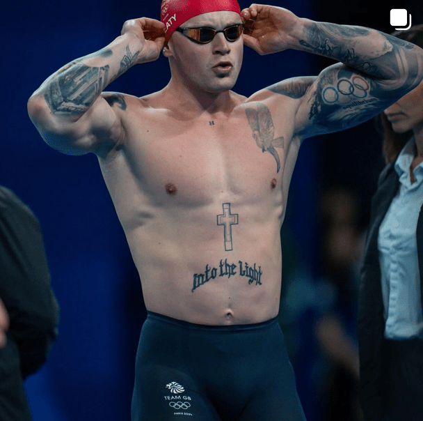 證實確診新冠肺炎的奧運選手包括英國泳將比提（Adam Peaty）。IG