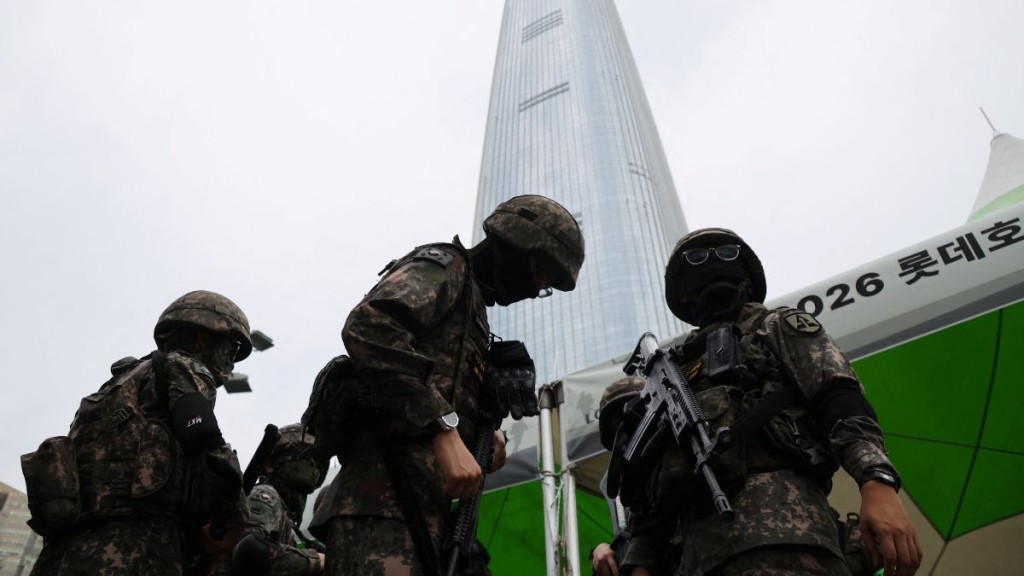 美韓軍演今日提前結束。路透社
