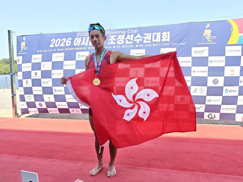 趙顯臻奪男子輕量級單人賽金牌。照片由受訪者提供