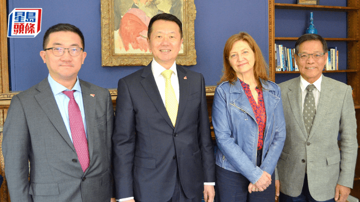 城大校董會訪問劍橋大學 探討深化科研合作 (城大提供)