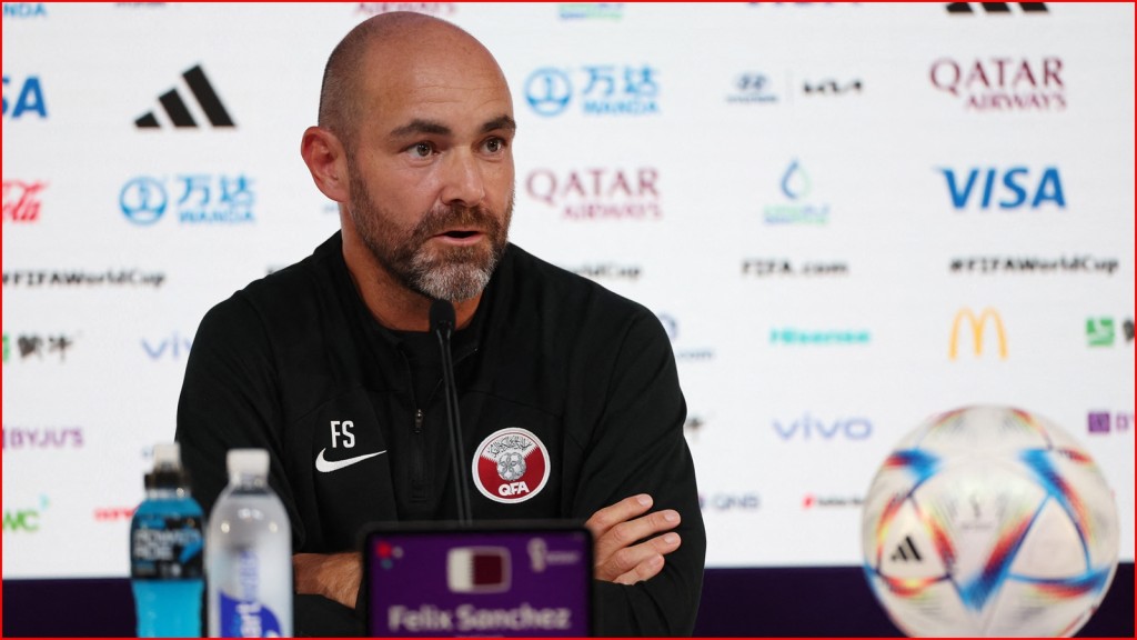 菲力斯山齊士正是從艾斯派學院教練晉升至卡塔爾國家隊教練。Reuters