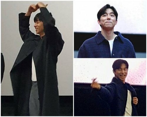 三年無作品面世嘅孔劉可能好耐無見Fans，加上新戲票房大收，佢好興奮，不斷派心之餘派嘅動作更非常狂野。