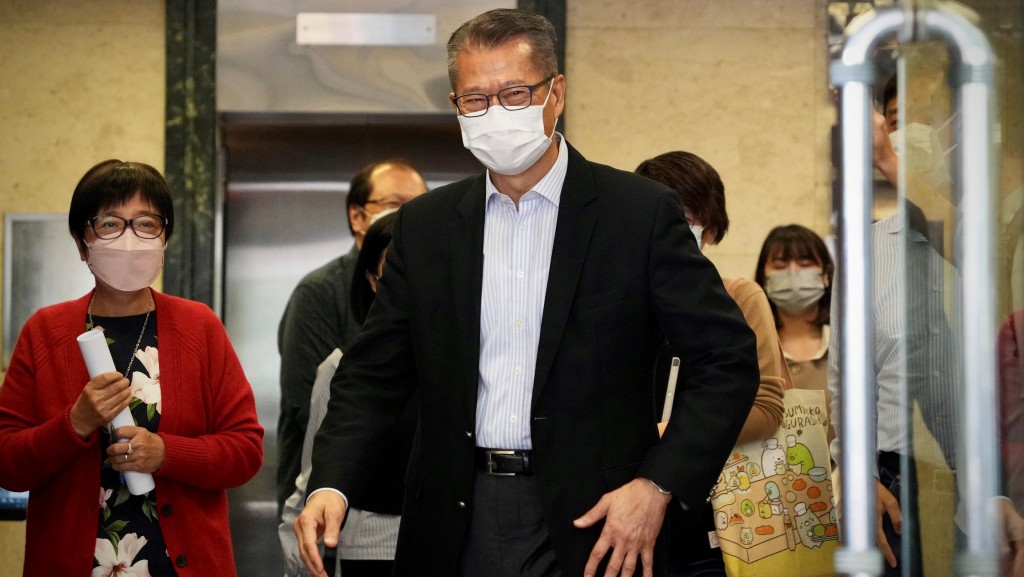 財政司司長陳茂波。(蘇正謙攝)
