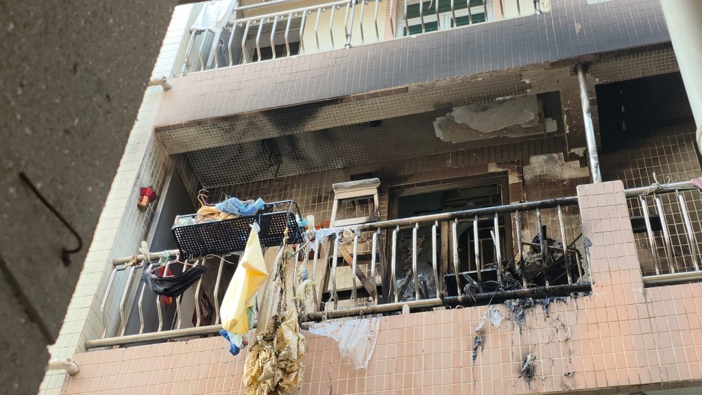 现场为落马洲蕃田村。 现场为落马洲蕃田村。