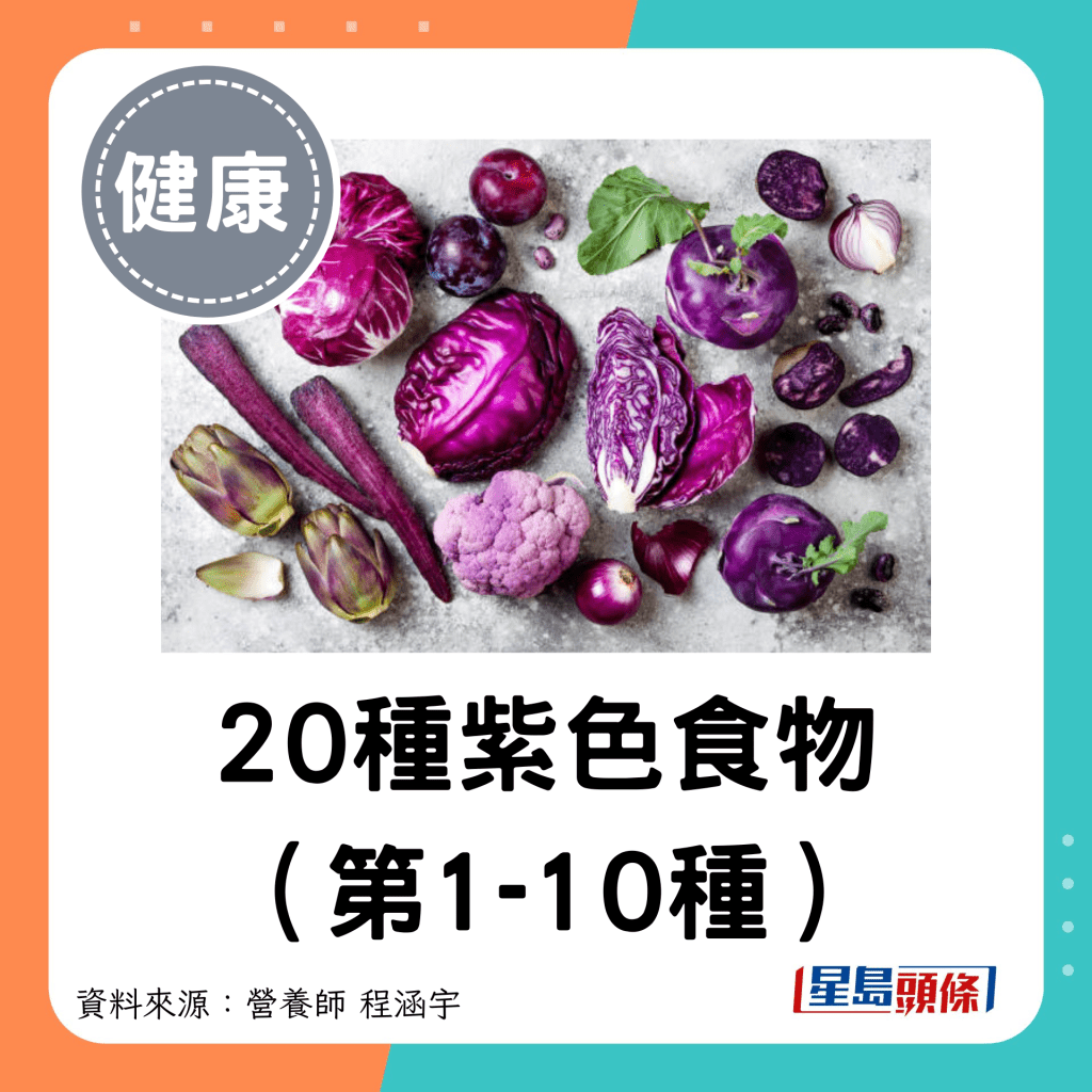 20種紫色食物 （第1-10種）