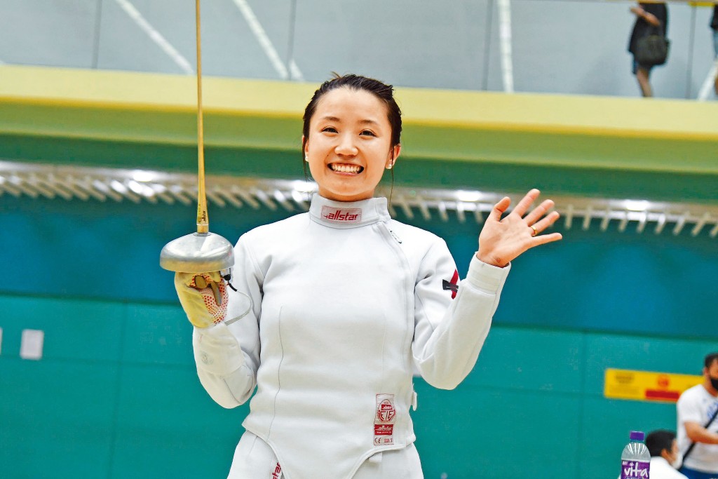港隊女子重劍手 朱嘉望