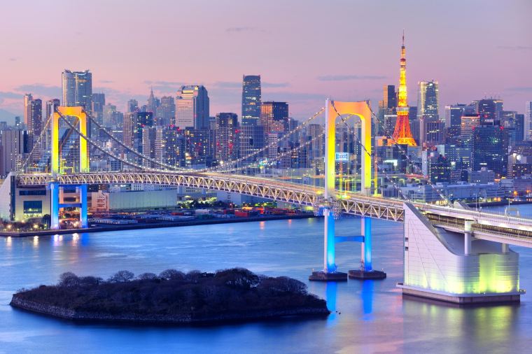 東京彩虹大橋。網上圖片