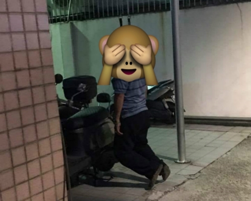 網民見到這一幕被嚇破膽。網圖