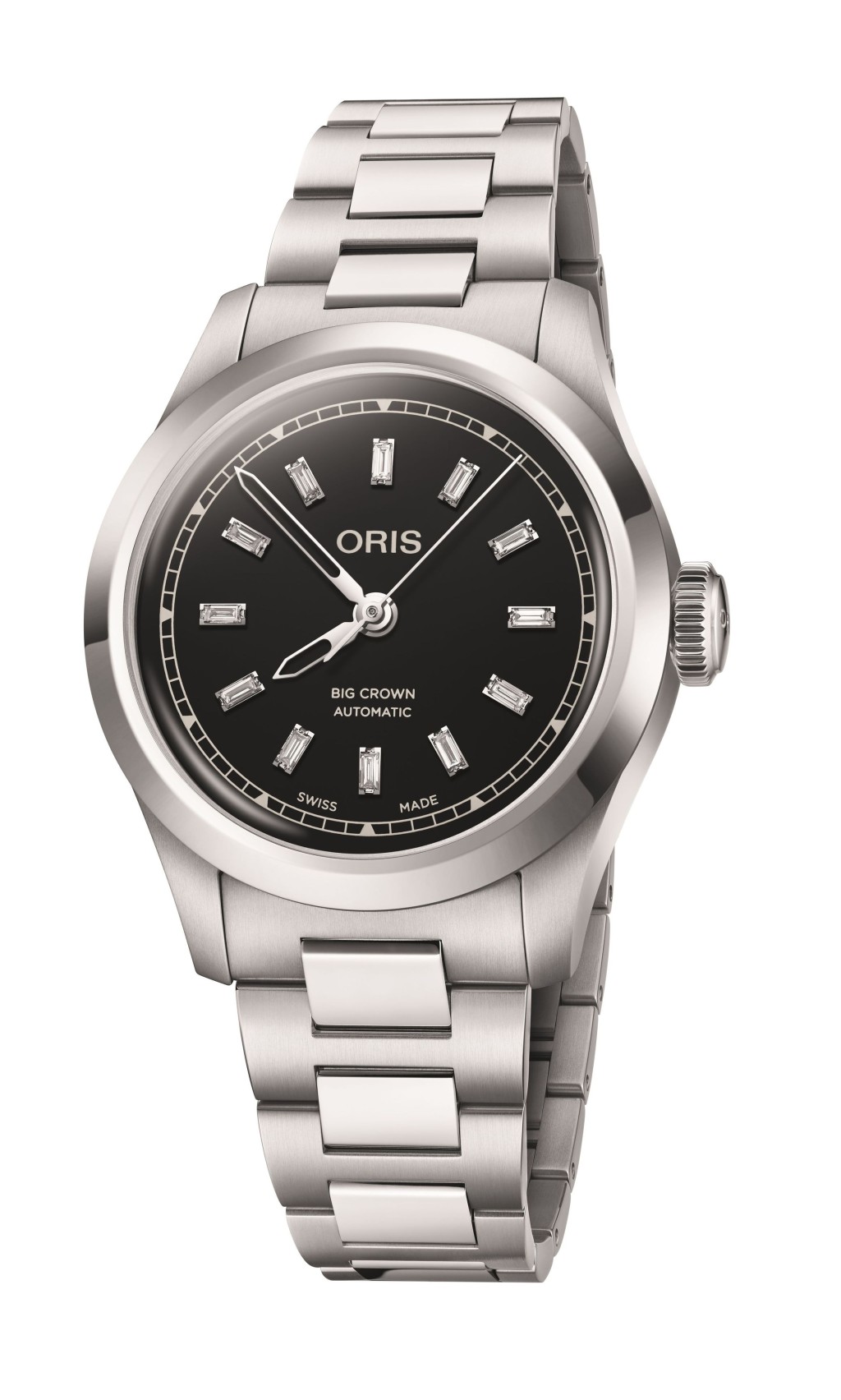 Oris Big Crown 34mm,錶殼:34mm不鏽鋼 / 機芯:Oris 531自動 / 售價:$15,800(米棕色)/ $22,800(黑色)。 Oris Big Crown 34mm,錶殼:34mm不鏽鋼 / 機芯:Oris 531自動 / 售價:$15,800(米棕色)/ $22,800(黑色)。