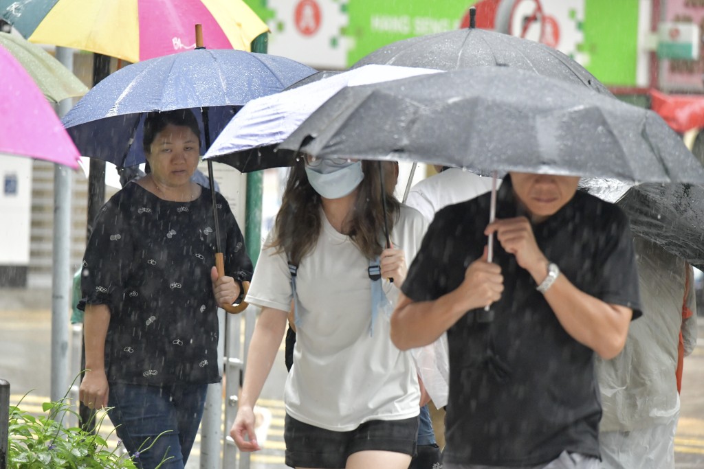 在八号风球、九号或十号台风警告、或黑色暴雨警告生效时，除指定人员外，不应要求其他雇员上班。