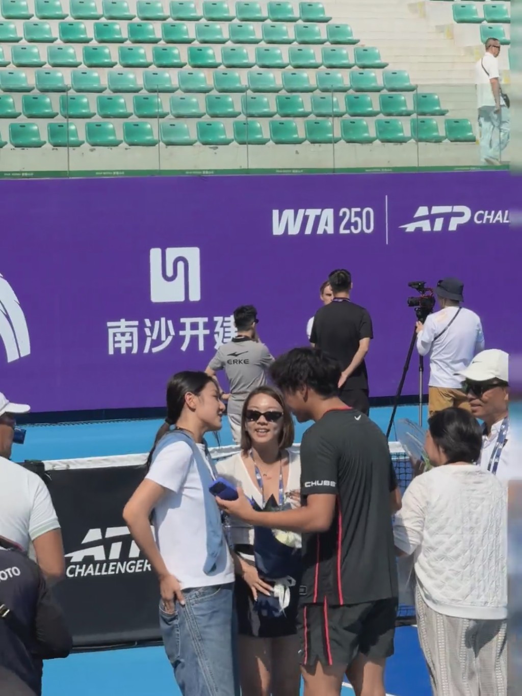 黃澤林出戰在南沙舉行的《ATP CH75廣州南沙挑戰賽》。 黃澤林出戰在南沙舉行的《ATP CH75廣州南沙挑戰賽》。